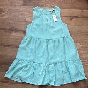 LOFT Sleeveless green summer dress